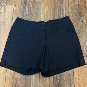 Women's Black Golf Shorts